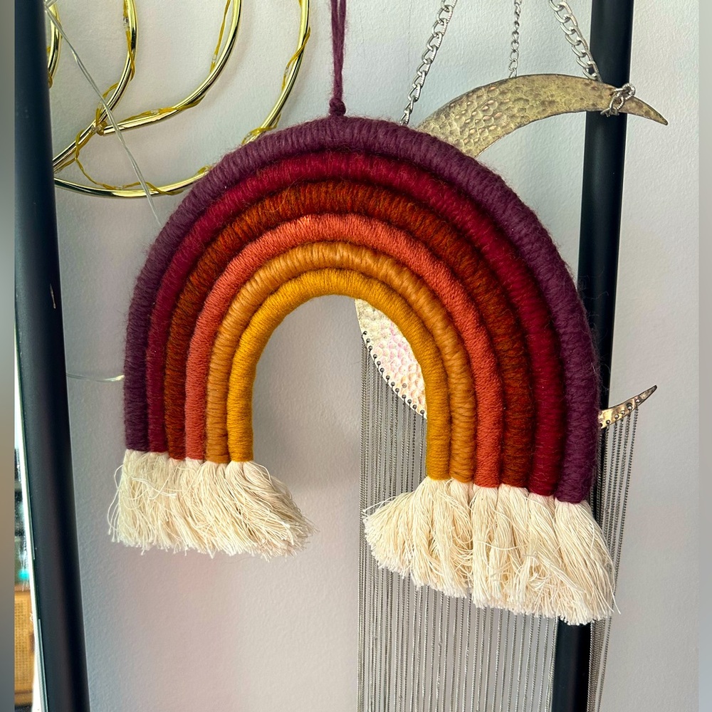 Macrame Rainbow Wall Hanging
